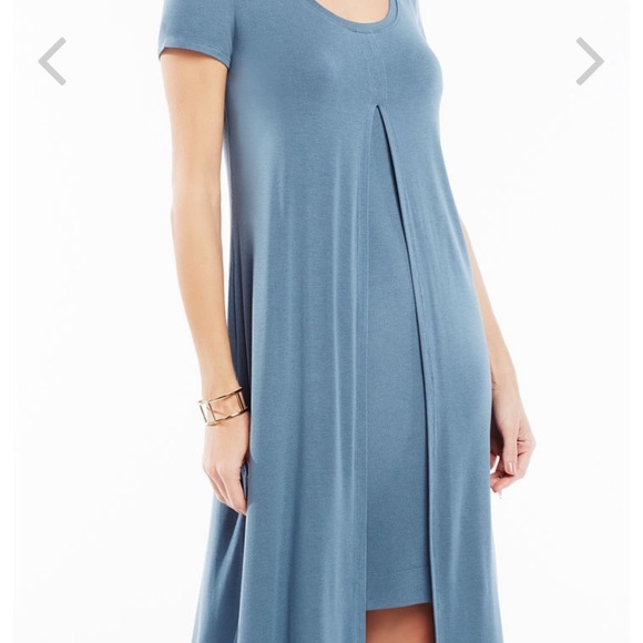 Bcbgmaxazria Audreigh Layered Midi Dress - Picture 2 of 5